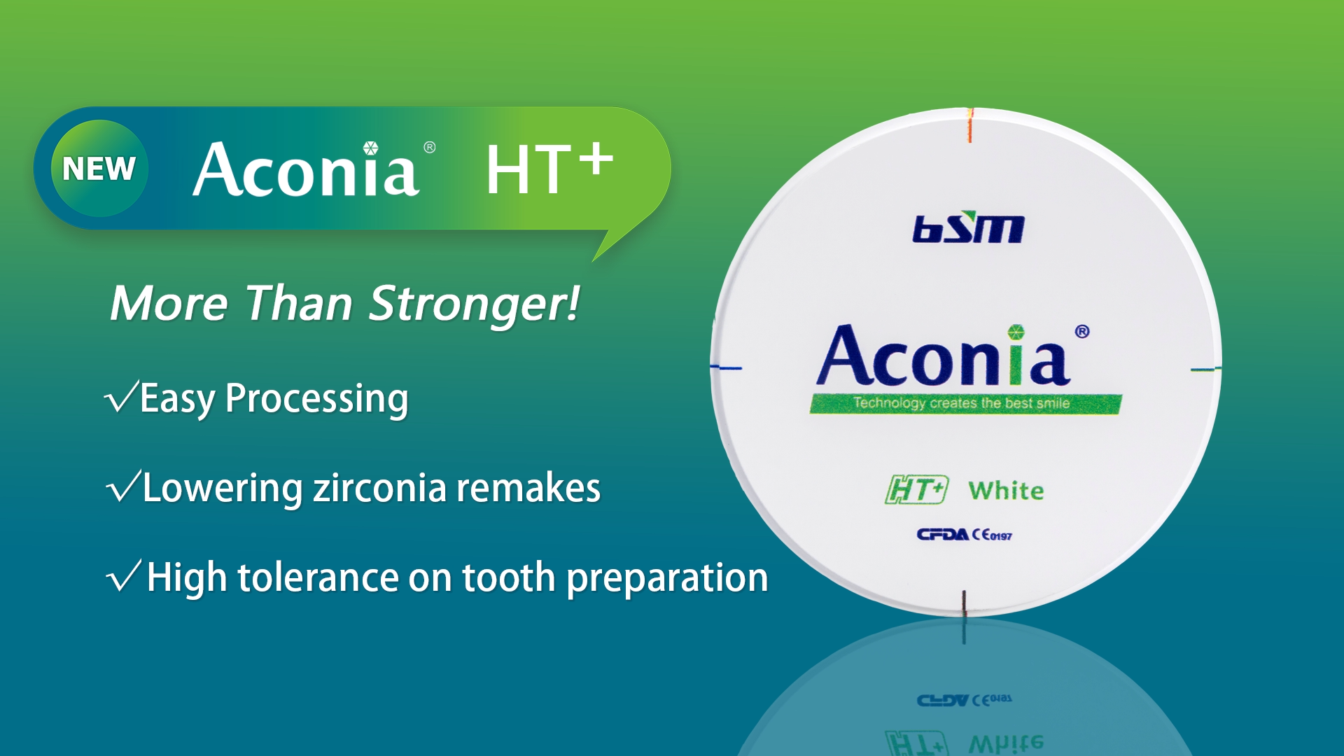 What makes Aconia HT+ superior than other zirconia blanks?